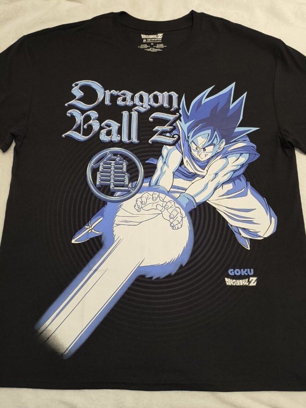 Dragon Ball Z Goku Men's T Shirt Black Size XL NEW